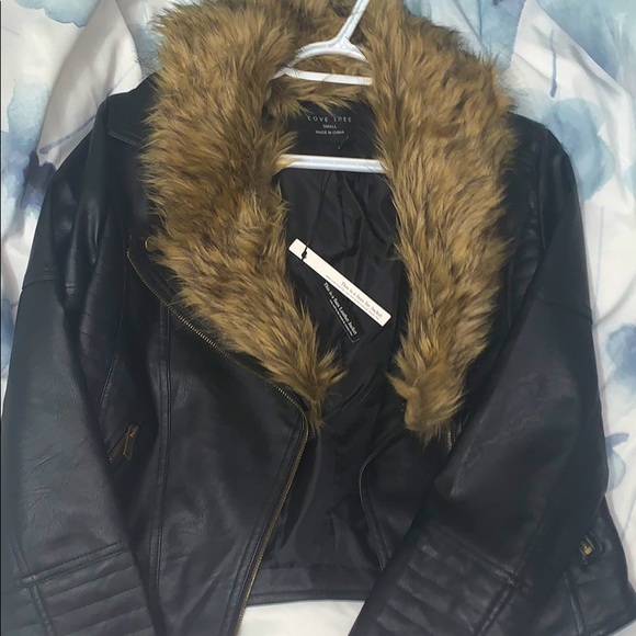 Faux Leather Jacket - Picture 2 of 4